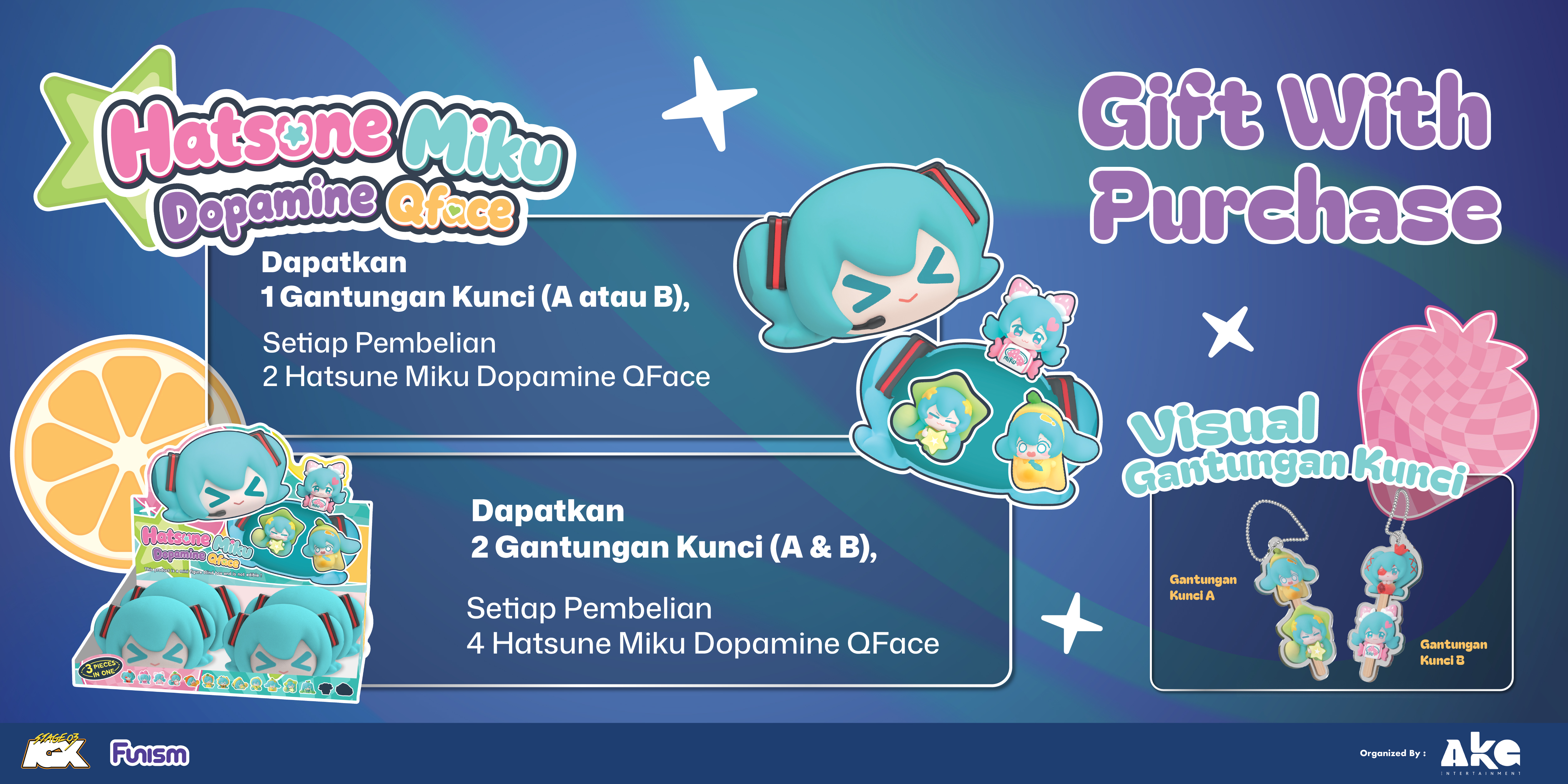 Gift With Purchase Hatsune Miku Dopamine QFace