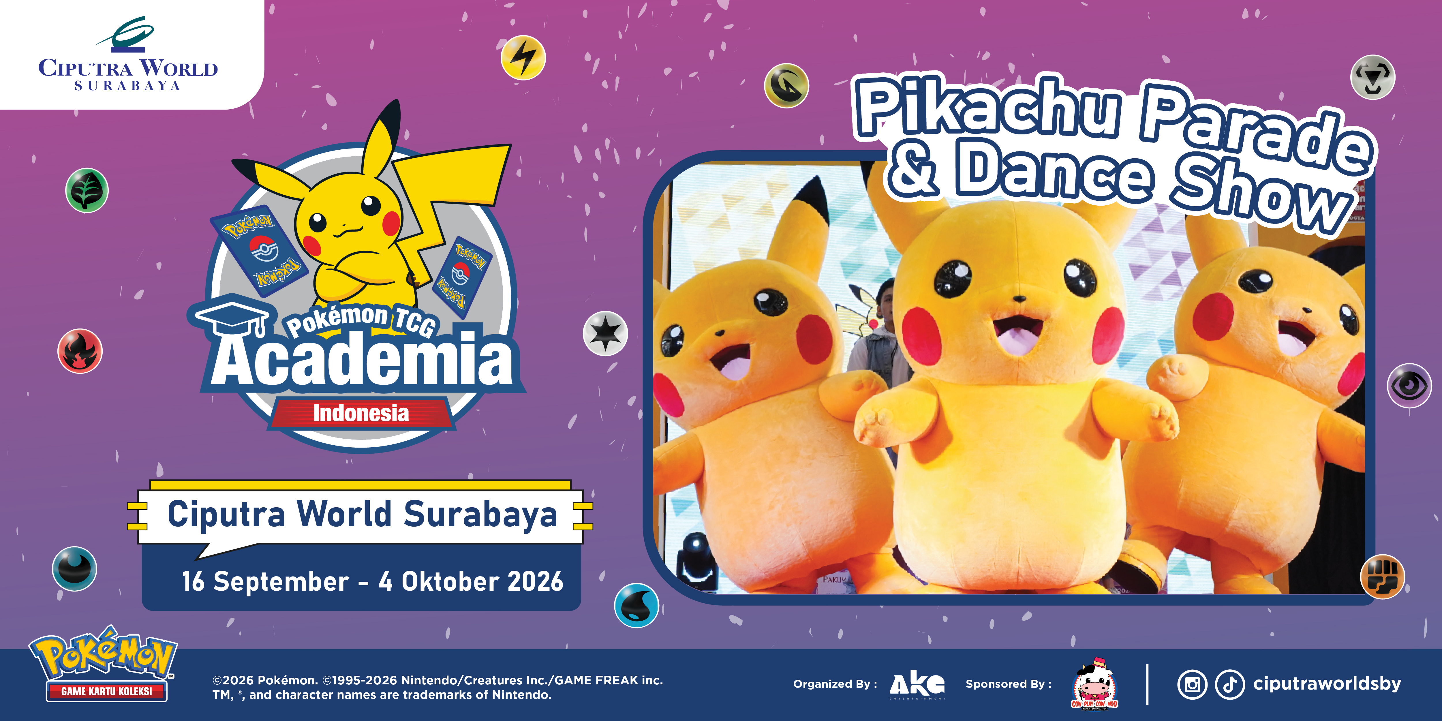 Pikachu Parade dan Dance Performance
